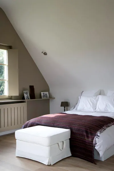 Slaapkamer onder het dak